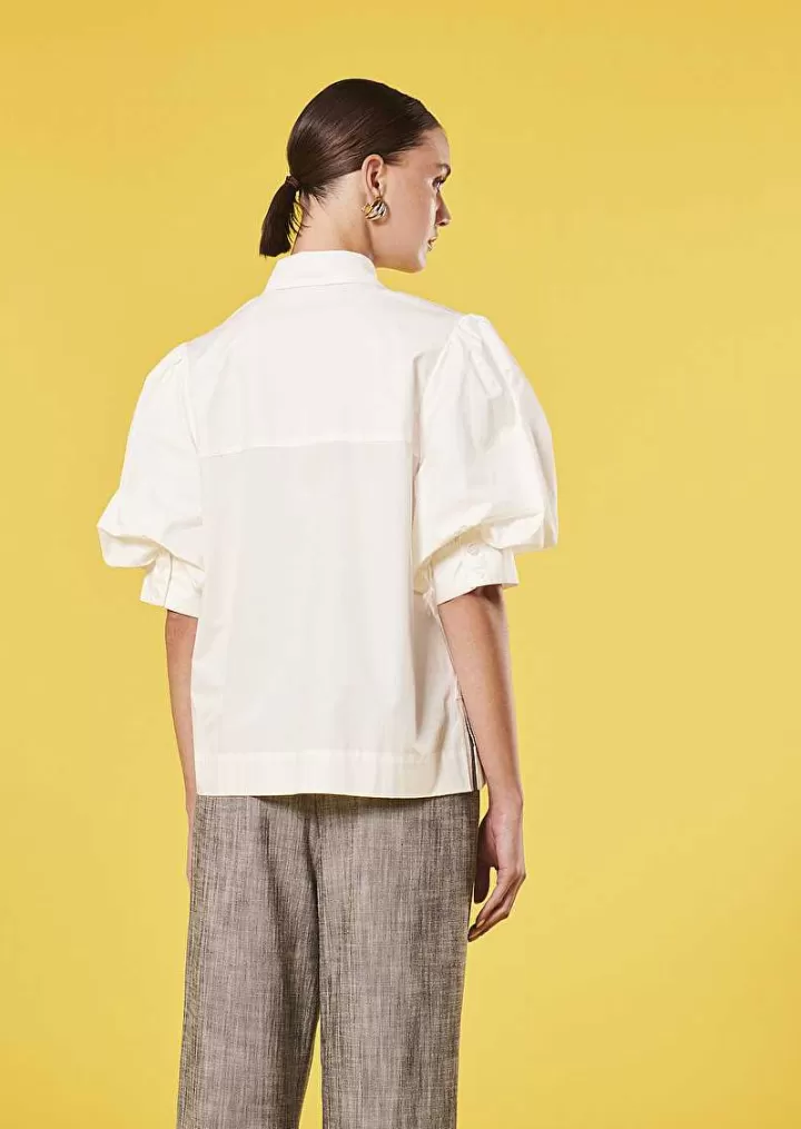 Chemise En Popeline Blanche Calypso^TARA JARMON Cheap