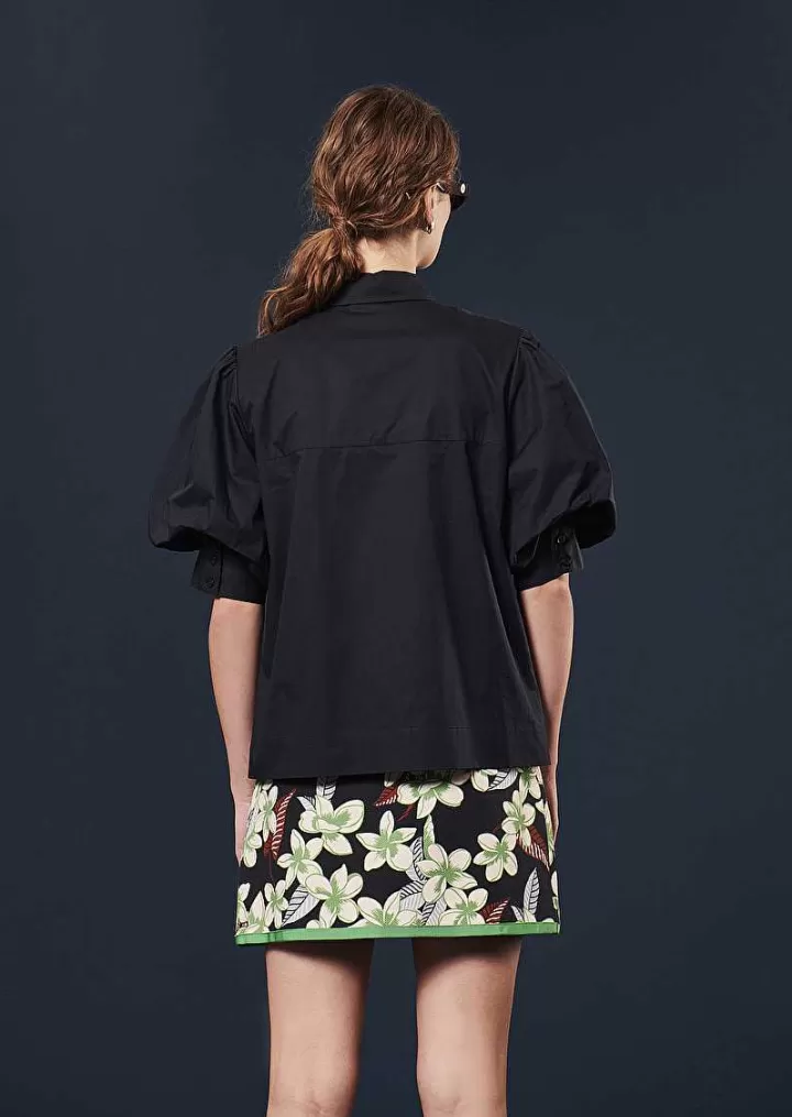 Chemise En Popeline Bleu Nuit Calypso^TARA JARMON New