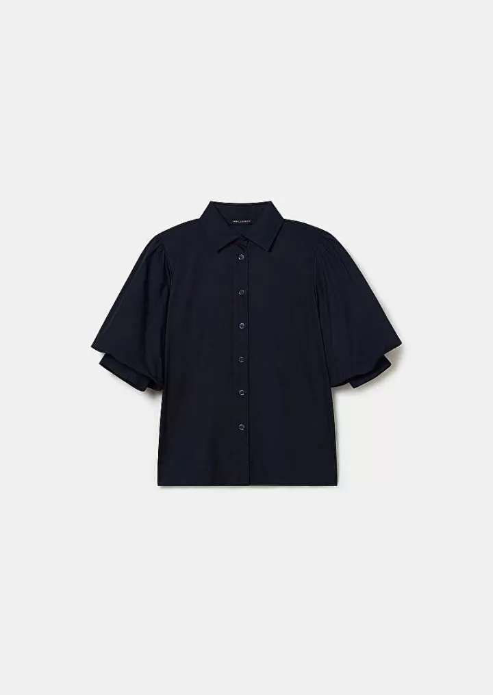 Chemise En Popeline Bleu Nuit Calypso^TARA JARMON New