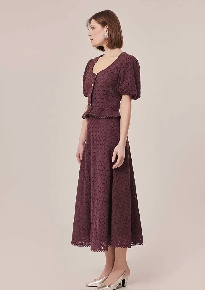 Chemise Imprimee Fleurs Marron Clorinda^TARA JARMON Online
