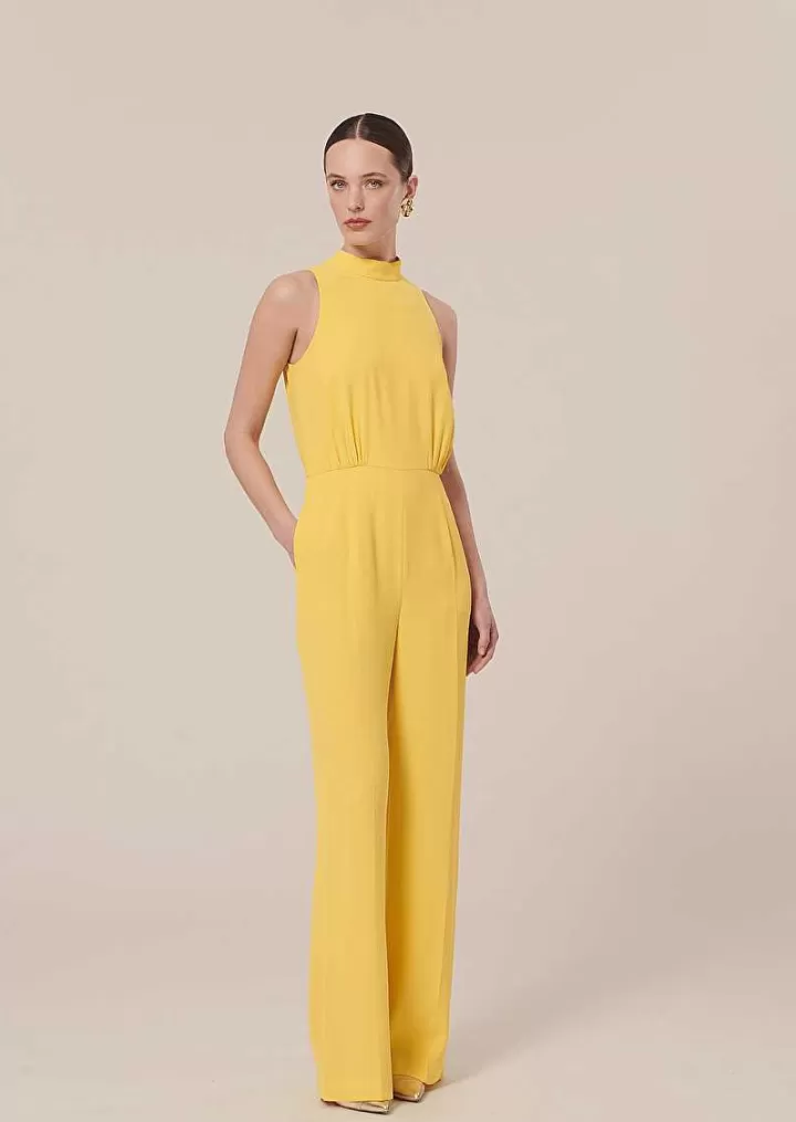 Combinaison Cecile En Crepe Jaune^TARA JARMON Shop