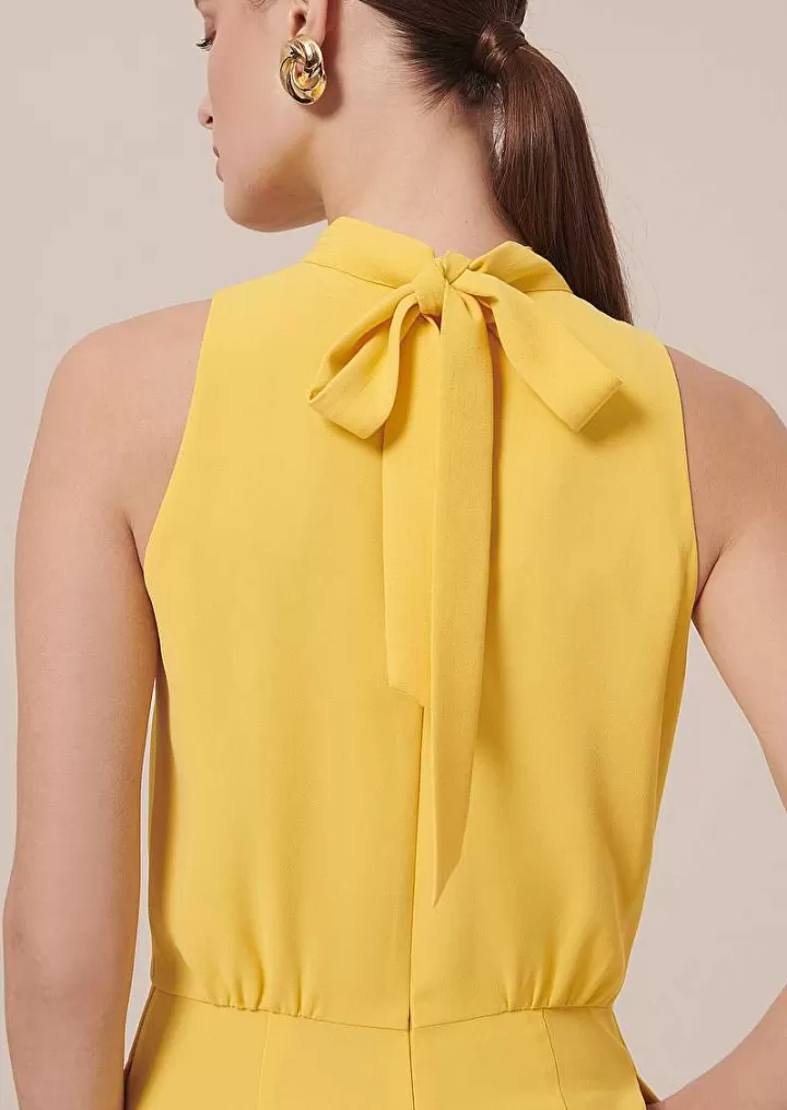 Combinaison Cecile En Crepe Jaune^TARA JARMON Shop
