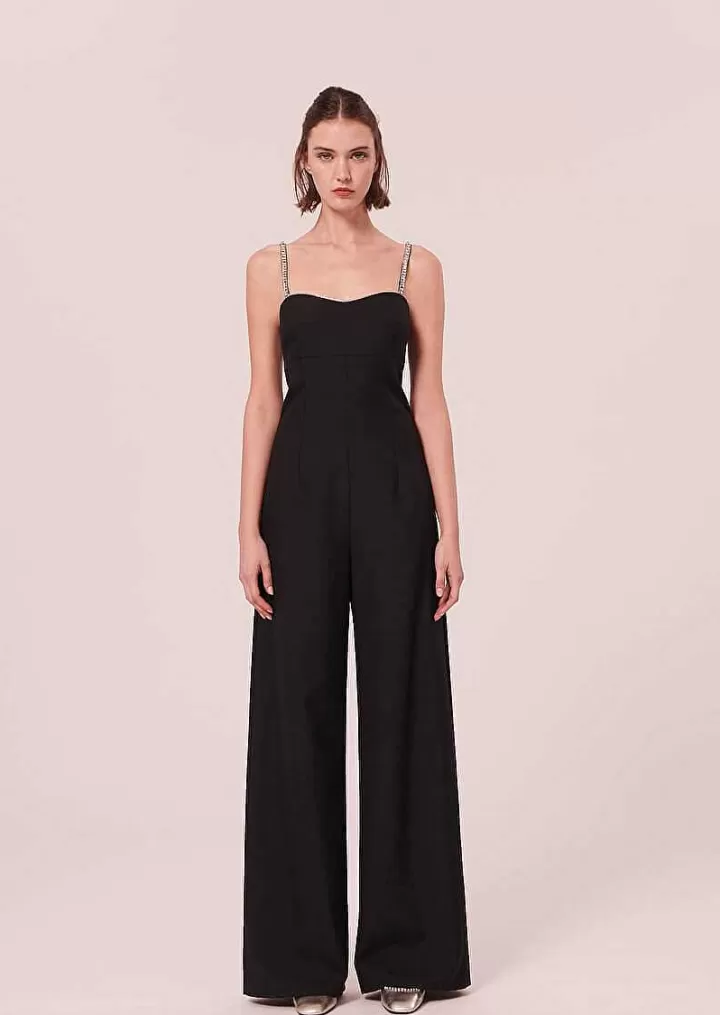 Combinaison Clotilde En Laine Froide Noire^TARA JARMON Hot