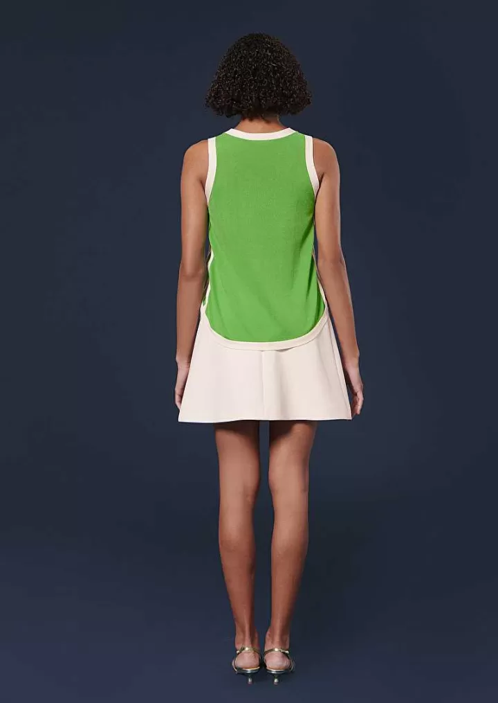 Haut En Coton Vert Prentiss^TARA JARMON Sale