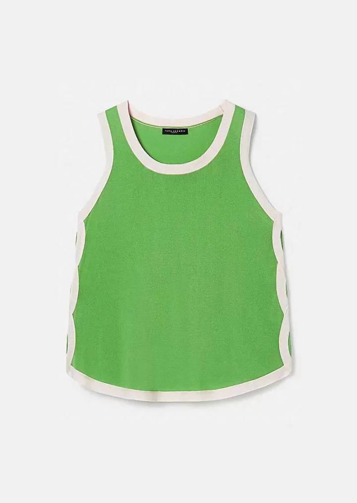 Haut En Coton Vert Prentiss^TARA JARMON Sale