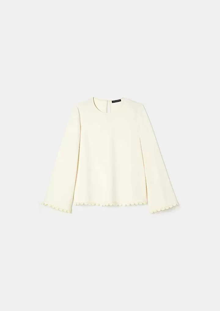 Haut En Crepe Ecru Tazzio^TARA JARMON Flash Sale