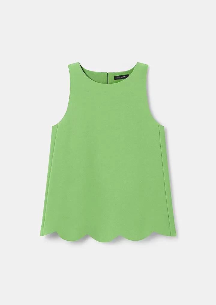 Haut En Crepe Vert Tabo^TARA JARMON Hot