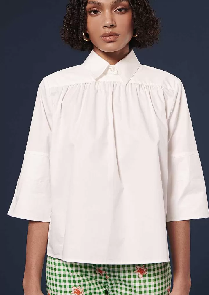 Haut En Popeline Blanc Trinity^TARA JARMON Clearance
