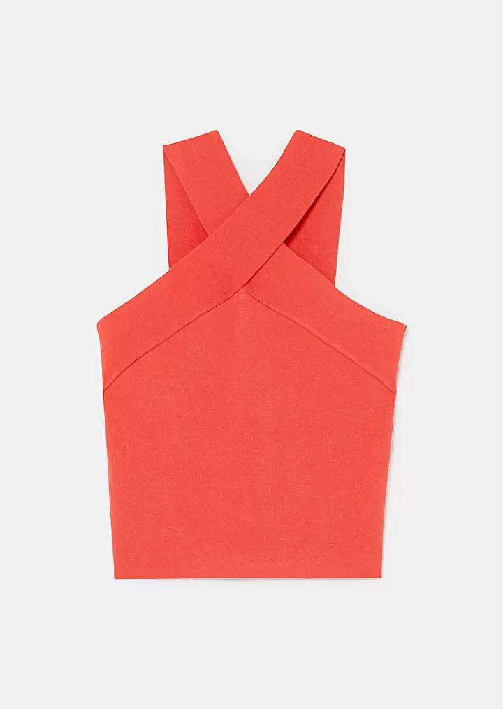 Haut En Tricot Corail Prana^TARA JARMON Cheap