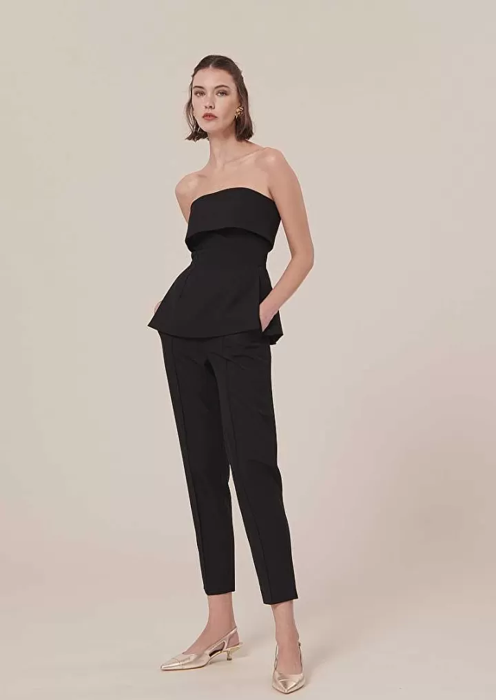 Haut Noir En Laine Froide Tonnie^TARA JARMON Cheap