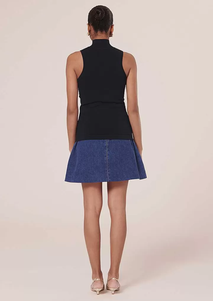 Haut Palmyre Bleu Nuit Irise^TARA JARMON Fashion