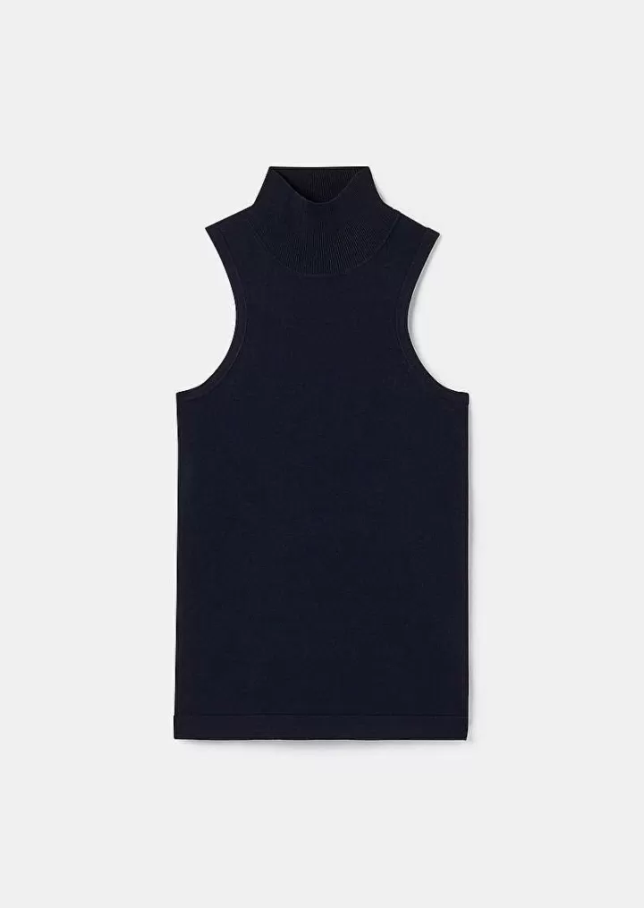 Haut Palmyre Bleu Nuit Irise^TARA JARMON Fashion