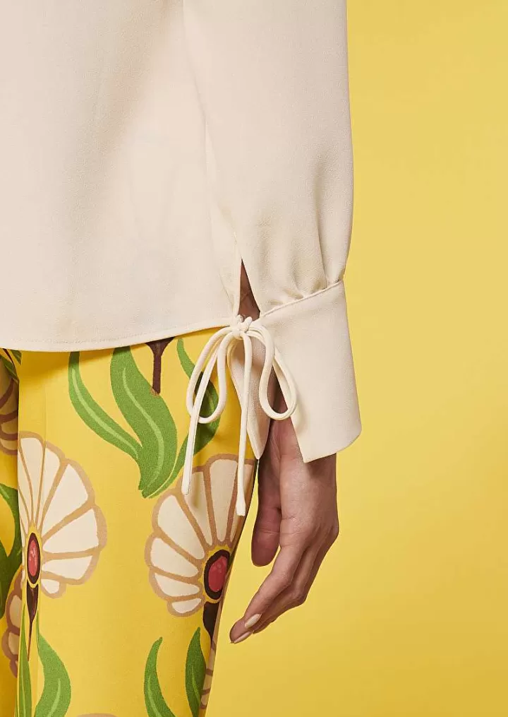 Haut Toulouse En Crepe Ecru^TARA JARMON Flash Sale