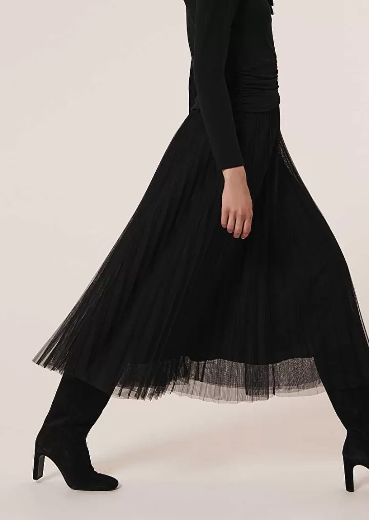 Jupe En Tulle Plissee Noire Juillet^TARA JARMON Discount