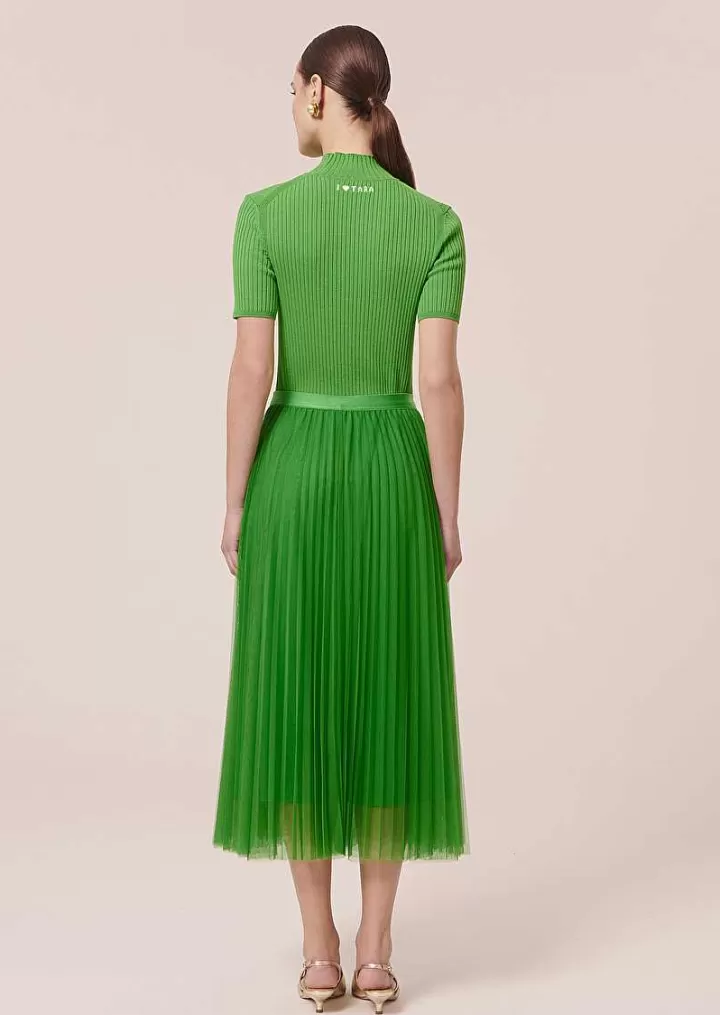 Jupe En Tulle Plissee Verte Juillet^TARA JARMON Online
