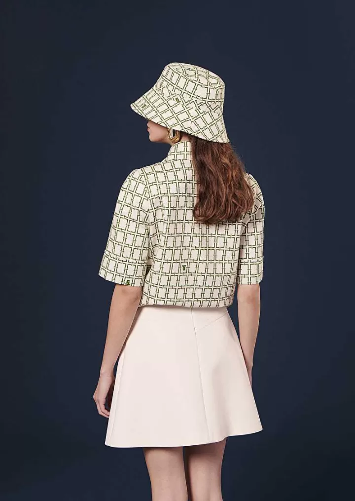Jupe Jasmin En Toile Double Ecru^TARA JARMON Store