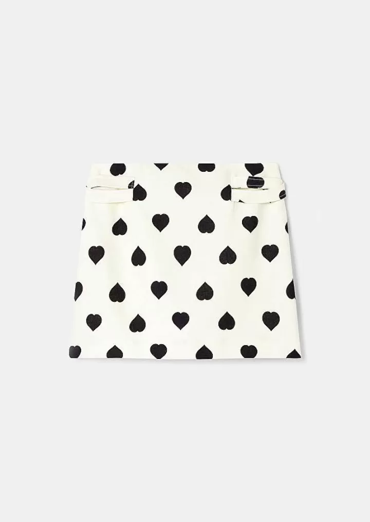 Jupe Josefa Ecru A Pois Noirs^TARA JARMON Store