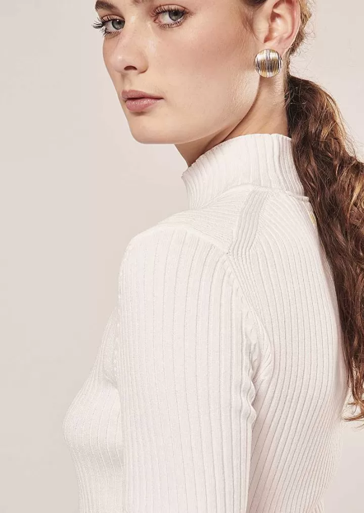 Pull Cotele Ecru Perla^TARA JARMON Best Sale