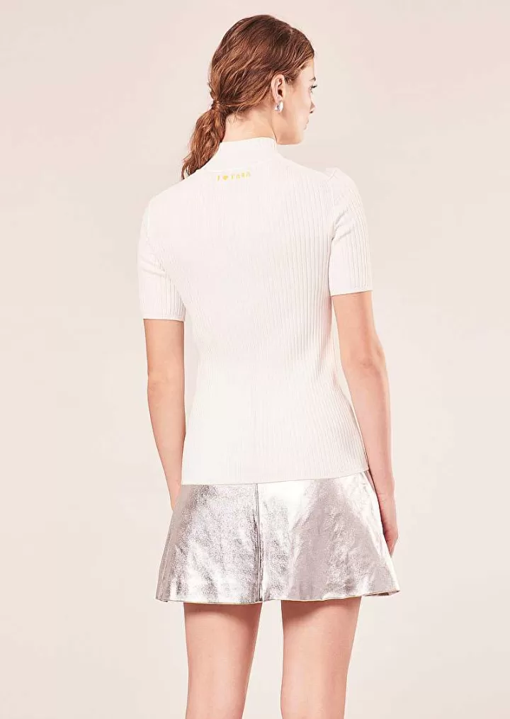 Pull Cotele Ecru Perla^TARA JARMON Best Sale