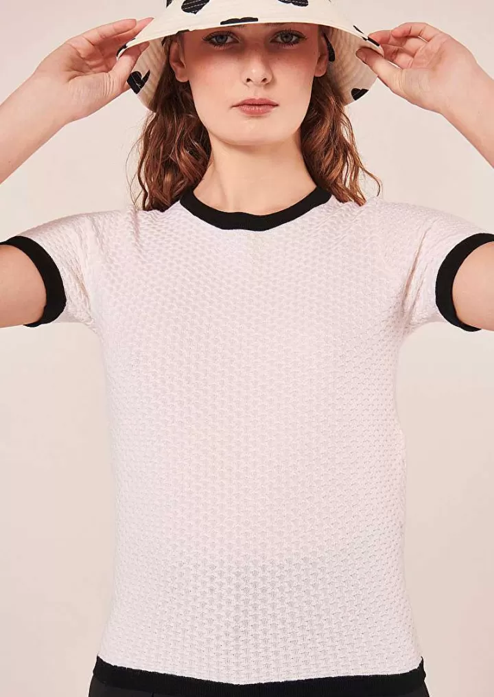 Pull Peggy Laine Merinos Ecru^TARA JARMON Discount