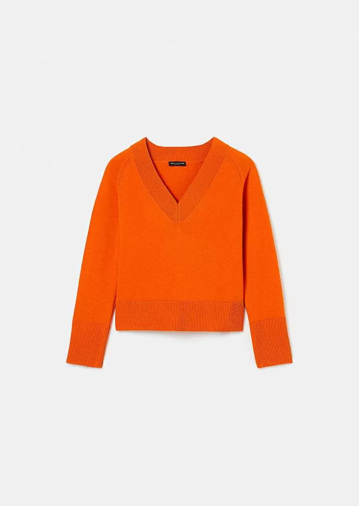 Pull Penelope Orange En Laine Alpaga Et Merinos^TARA JARMON Cheap