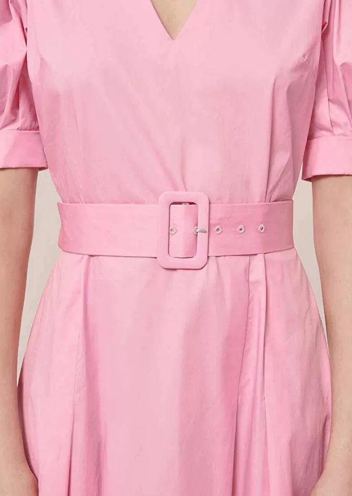 Robe En Popeline Rose Ranya^TARA JARMON Fashion