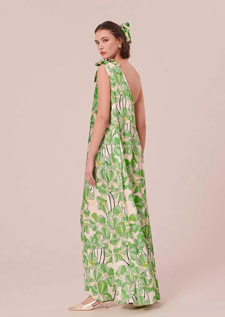 Robe Imprimee Florale Verte Rekia^TARA JARMON Flash Sale