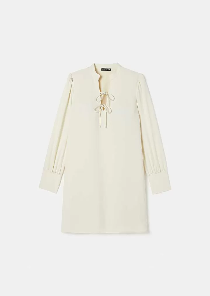 Robe Radiance En Crepe Ecru^TARA JARMON Outlet
