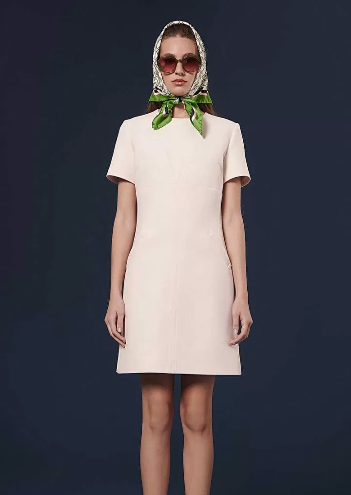 Robe Rehane En Double Toile Ecru^TARA JARMON Store
