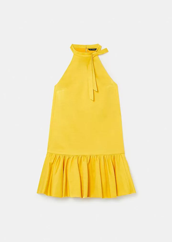 Robe Riviera En Satin Jaune^TARA JARMON Online