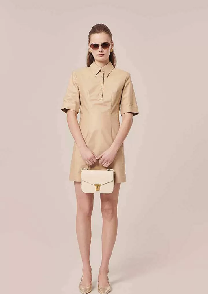Robe Robin En Coton Beige^TARA JARMON Cheap