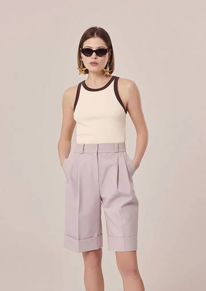 Short En Laine Froide Violet Swan^TARA JARMON Fashion