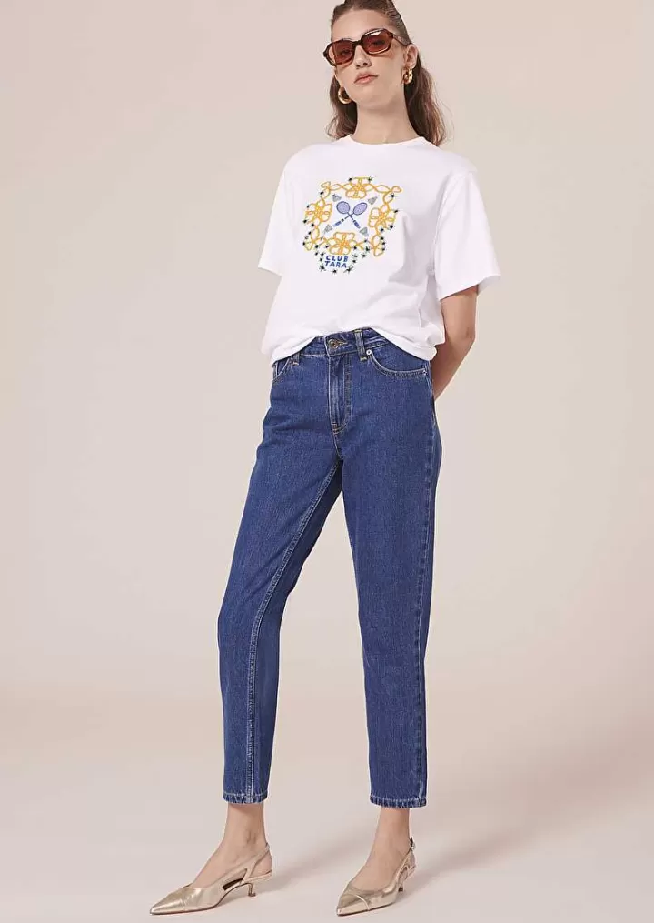 Taraclub T-Shirt Jersey Blanc^TARA JARMON Outlet