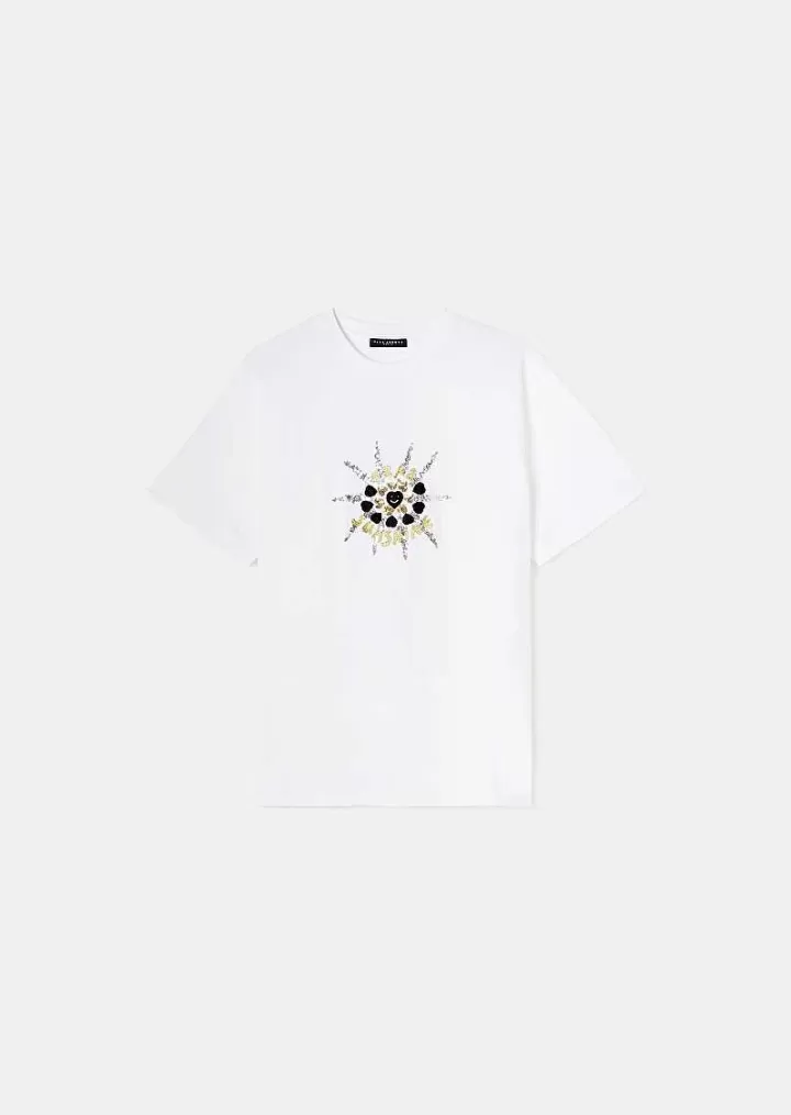 T-Shirt En Coton Blanc Tarasun^TARA JARMON Flash Sale