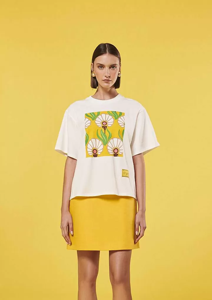 T-Shirt Trinidad En Coton Epais Blanc^TARA JARMON Outlet