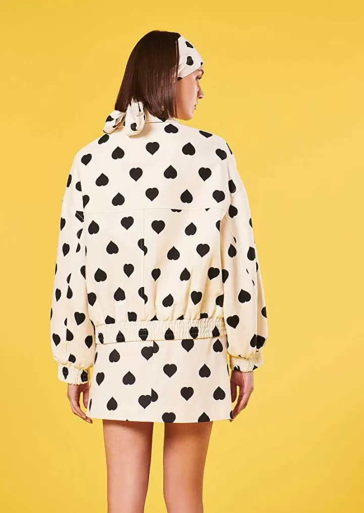 Veste Bobby Ecru A Pois Noirs^TARA JARMON Flash Sale