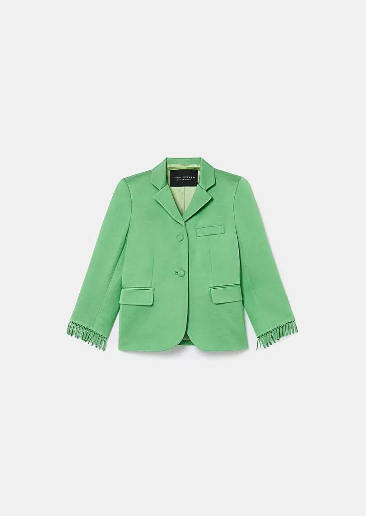 Veste En Satin Vert Valensole^TARA JARMON Sale