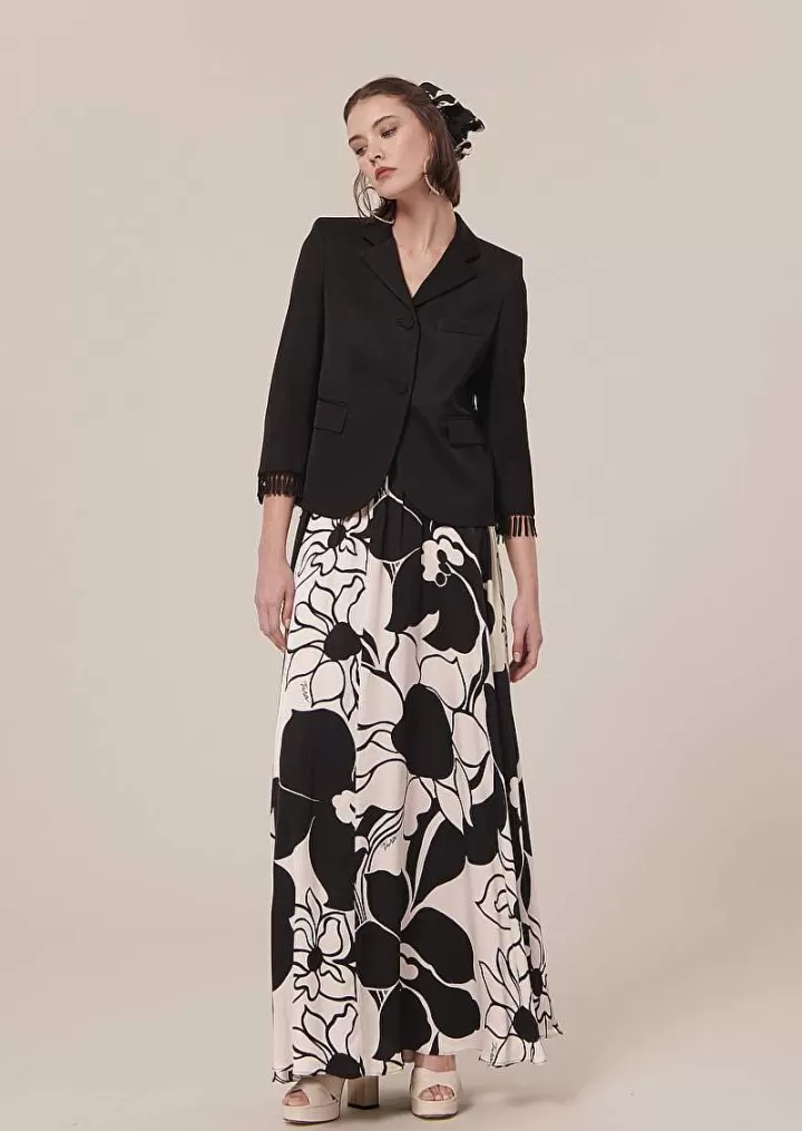 Veste Valensole En Satin Noir^TARA JARMON New