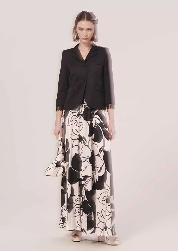 Veste Valensole En Satin Noir^TARA JARMON New